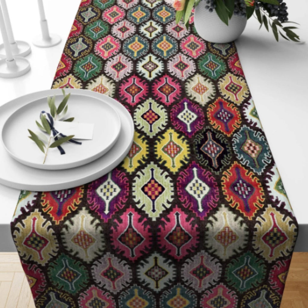 Aztec-Inspired Print Table Runners