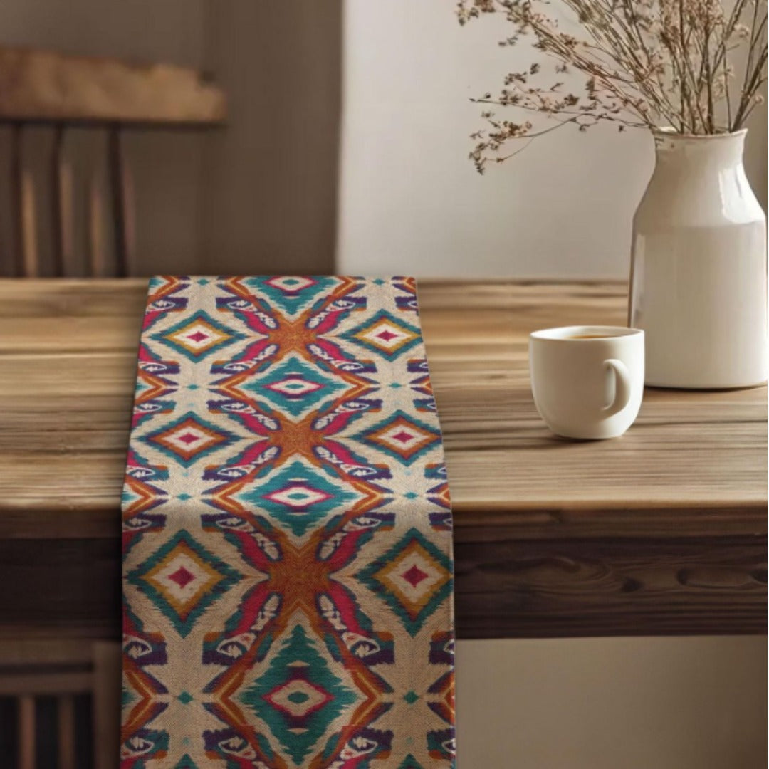 Aztec-Inspired Print Table Runners