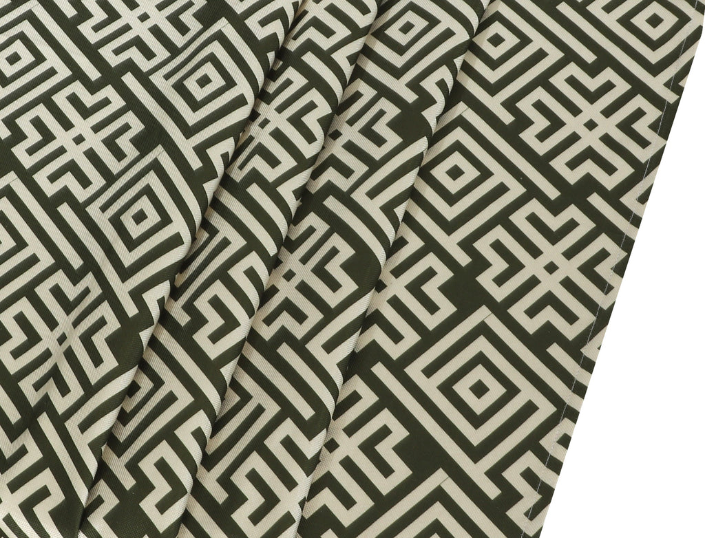 Green Geometric Table Covers