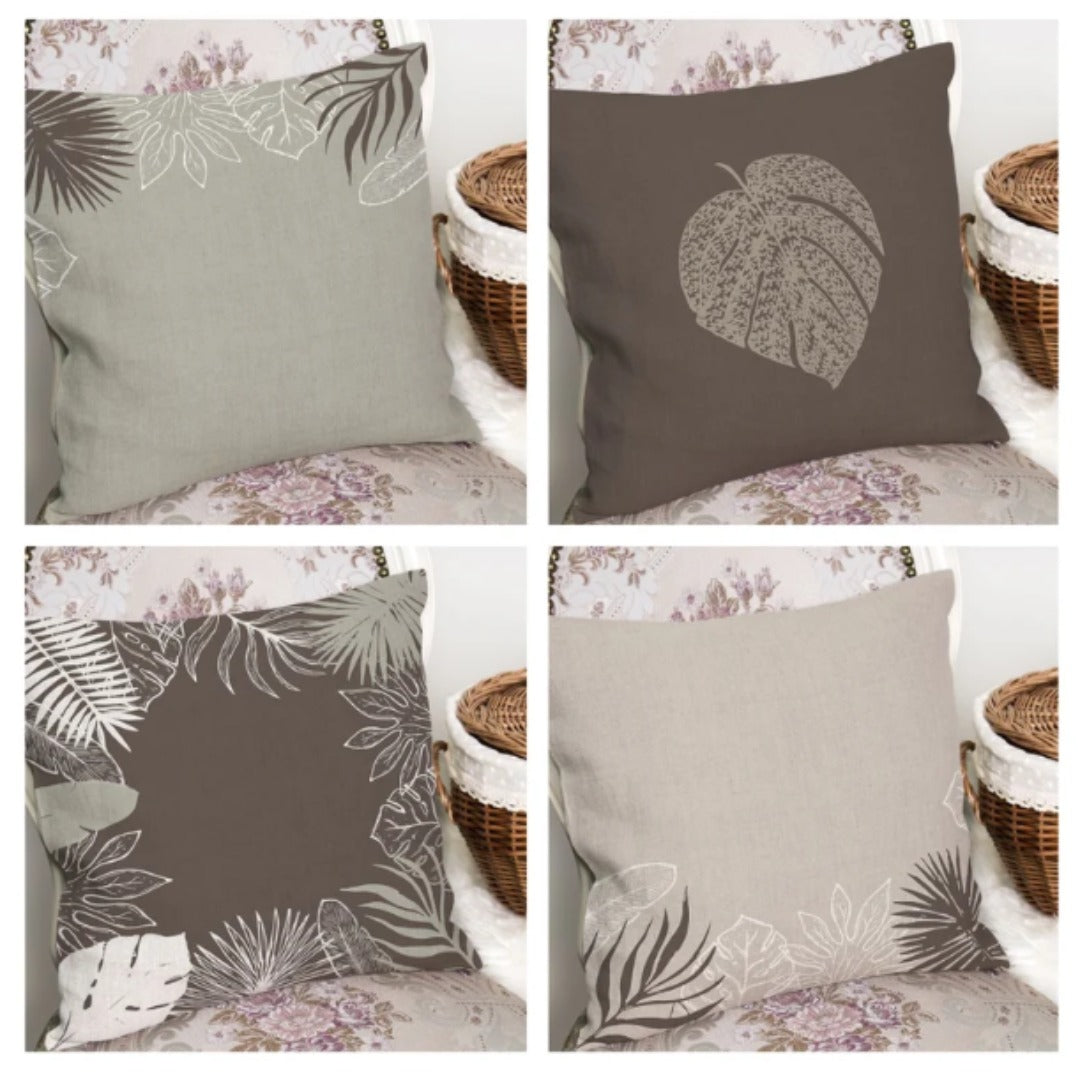 Minimalist Inspired Decorative Collection Cushion Cover Pack of 4