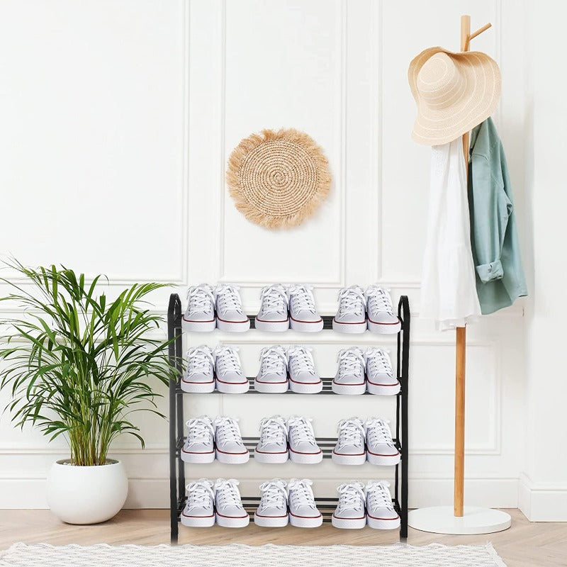 4 Tier Streamline Shoe Rack - waseeh.com
