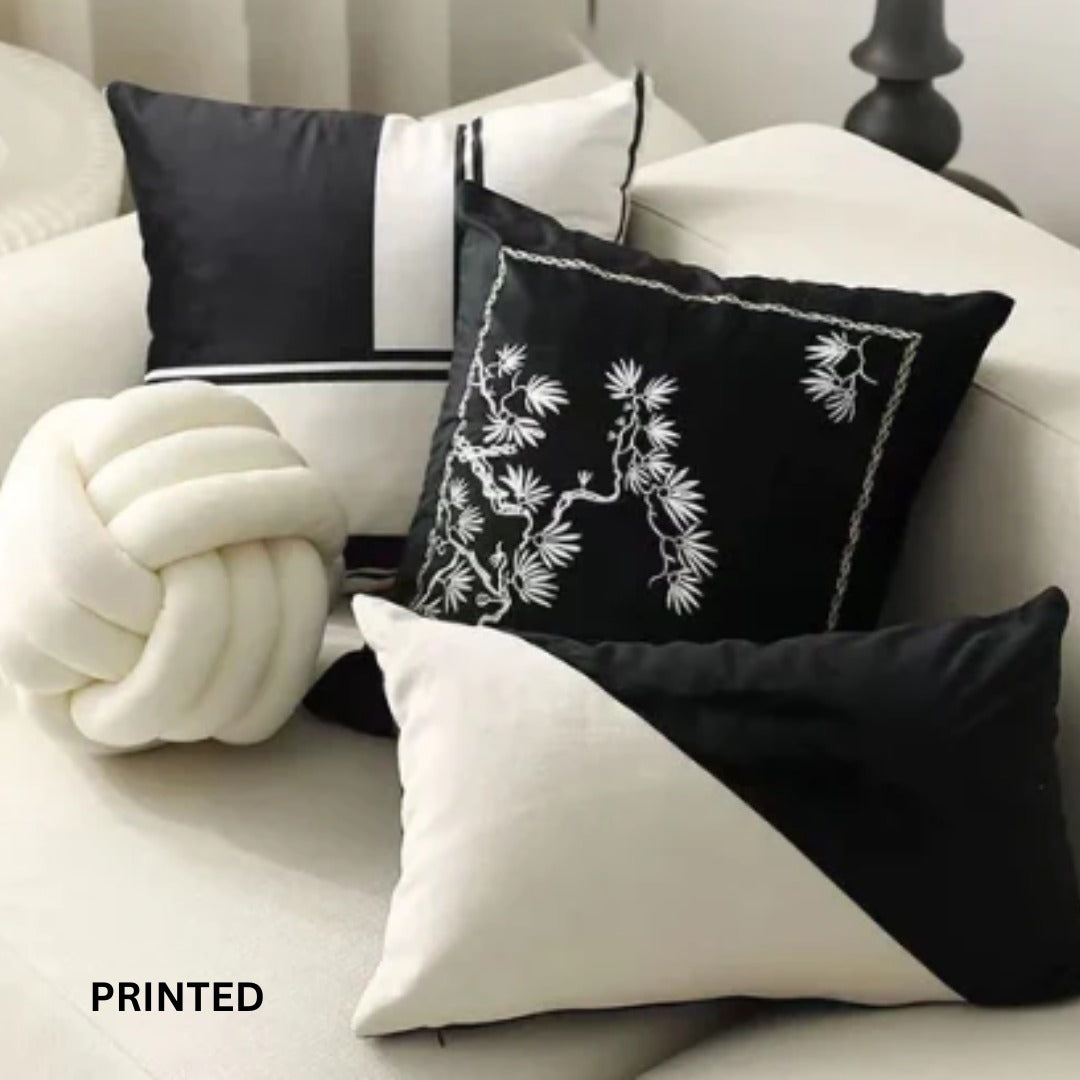 Contrast Collection Cushion Cover Pack of 3