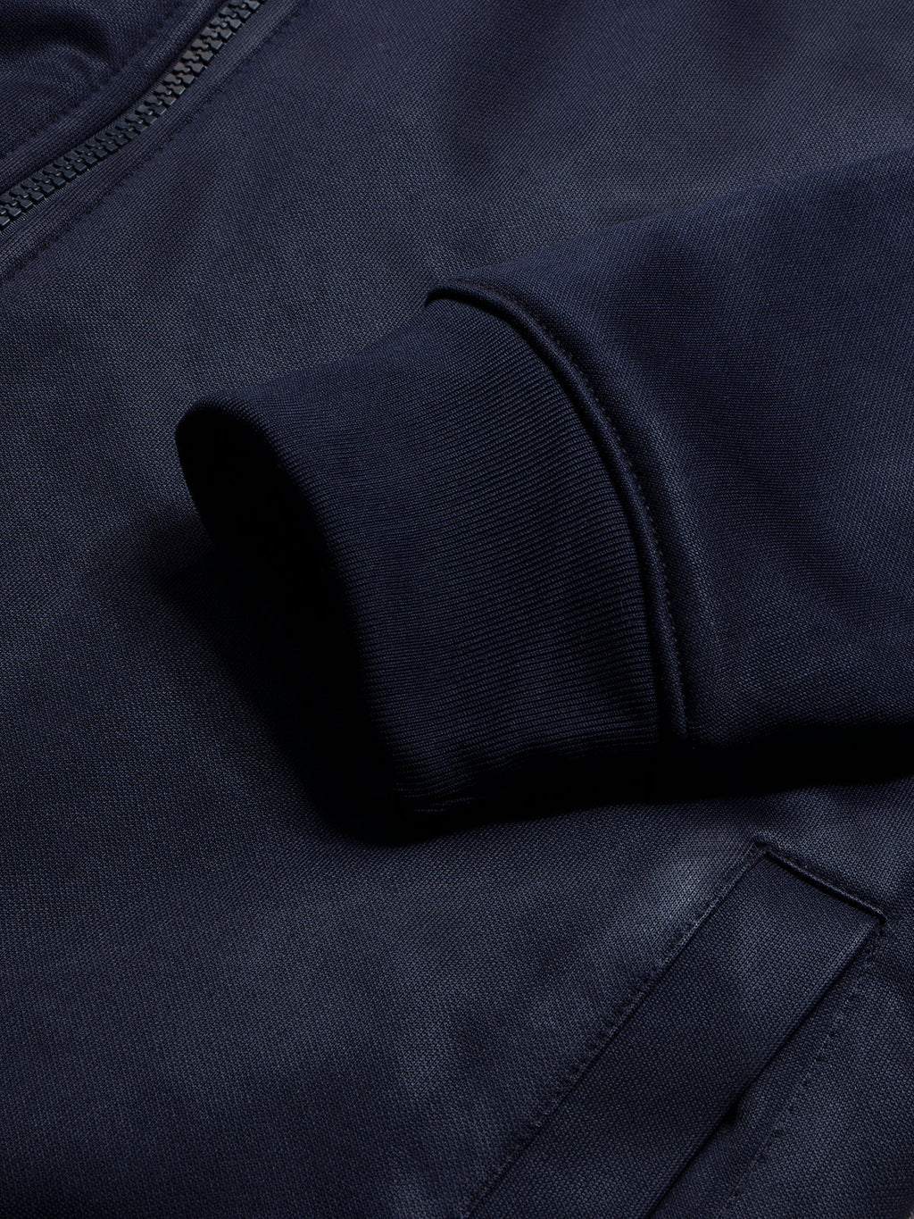 Louis Vicaci Zipper Fur Bomber Jacket For Men-Navy-BR1034