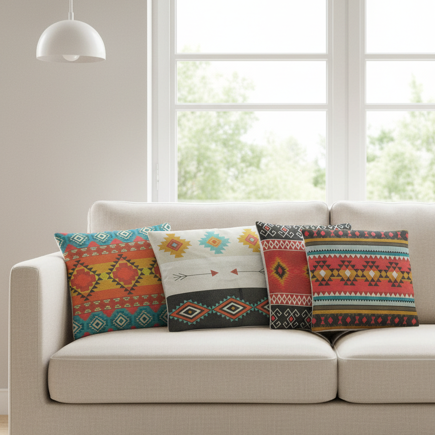 Terracotta Southwestern Special Cushion Covers