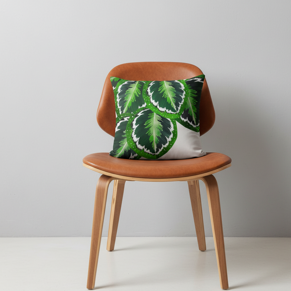 African Tropical Plant Cushion Cover Pack of 4
