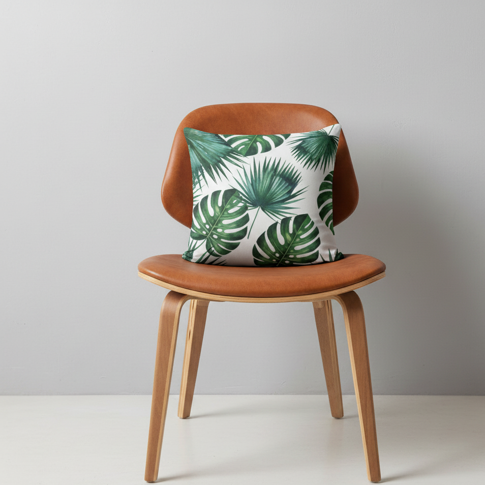 African Tropical Plant Cushion Cover Pack of 4