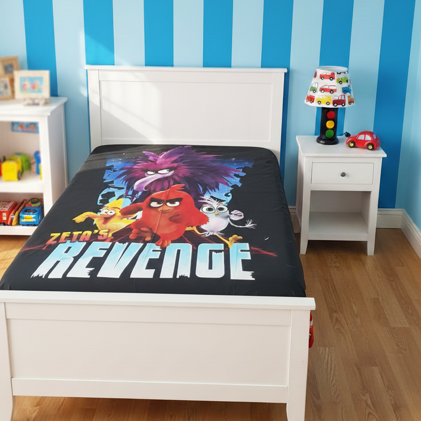 Angry Birds Revenge Kids Bedsheet Single