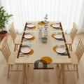 Abstract Art Table Runner With Mats