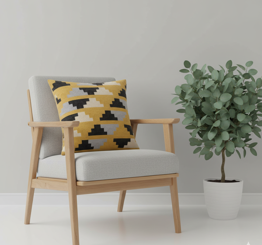 Honey Comb Geometric Cushion Covers Pack of 6