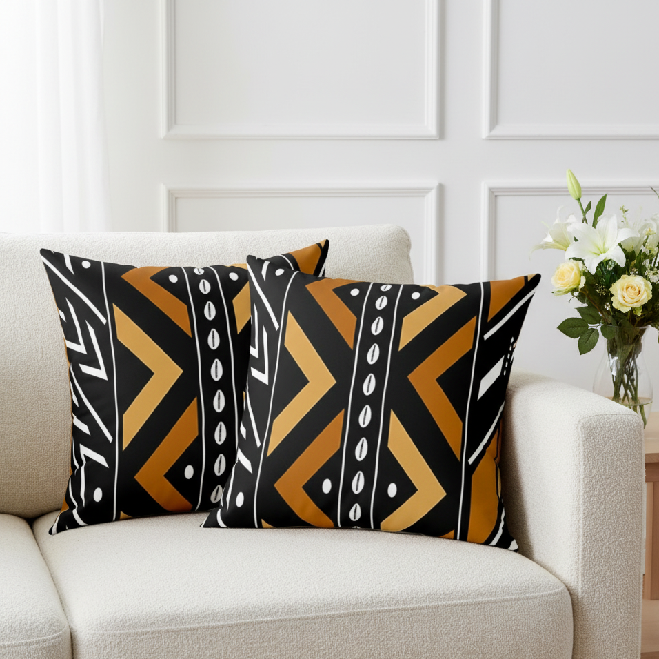 African Cushion Case (Pack of 2)