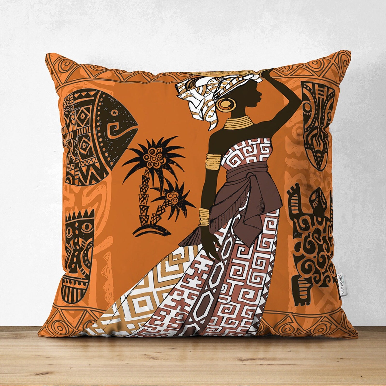 African Closeup Women Cushion Pack  4
