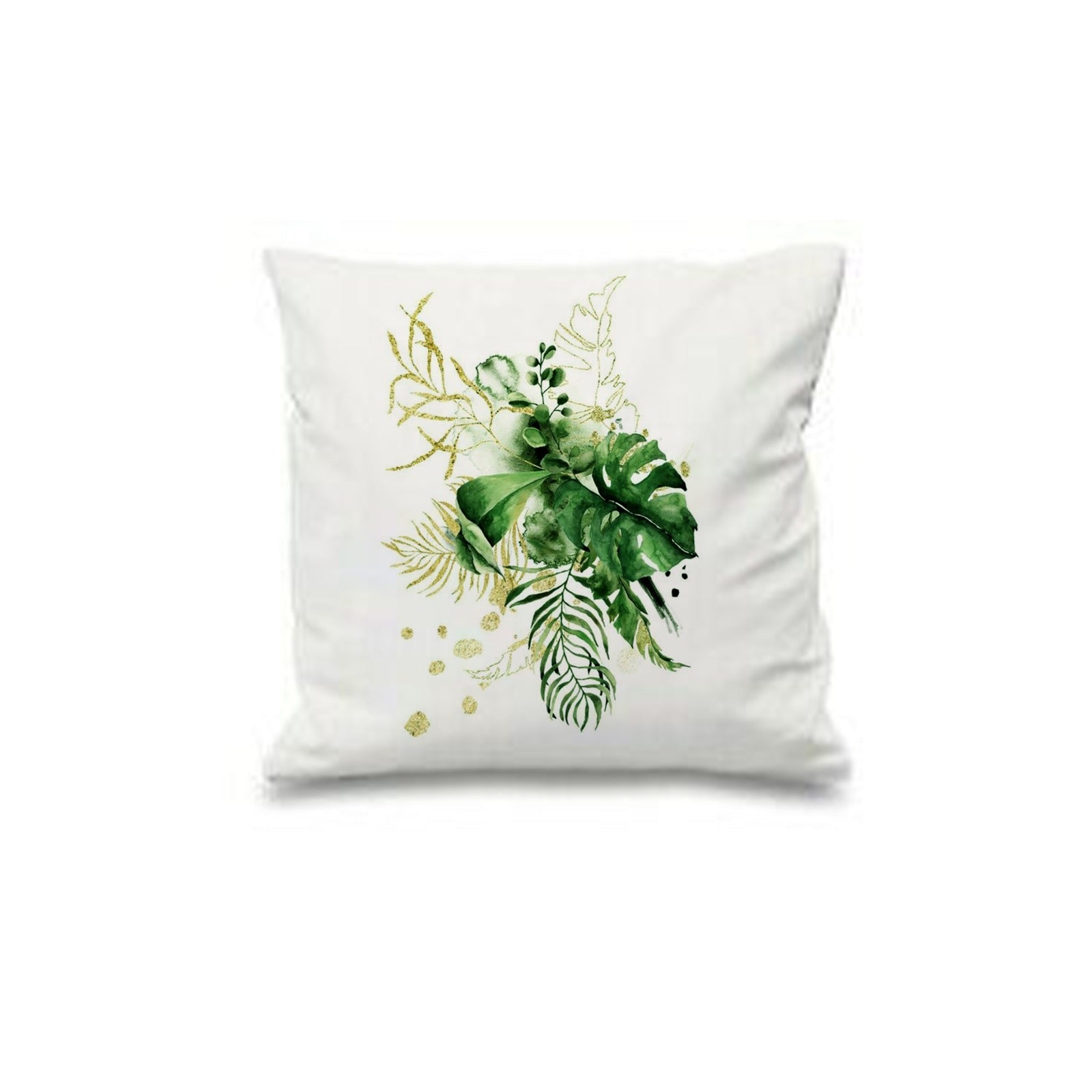 Golden Monstra Plant Cushion Covers Pack 4