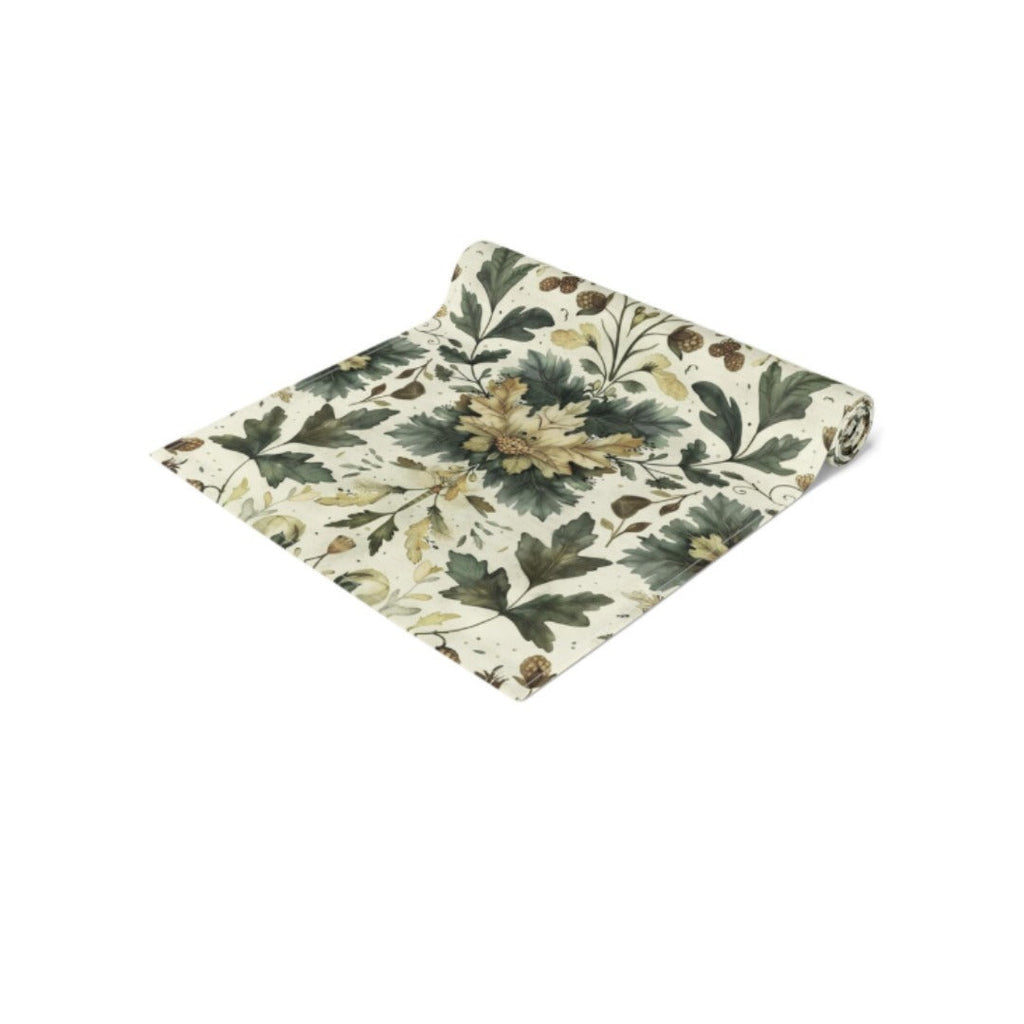 Autumn Acorn Symphony Table Runner
