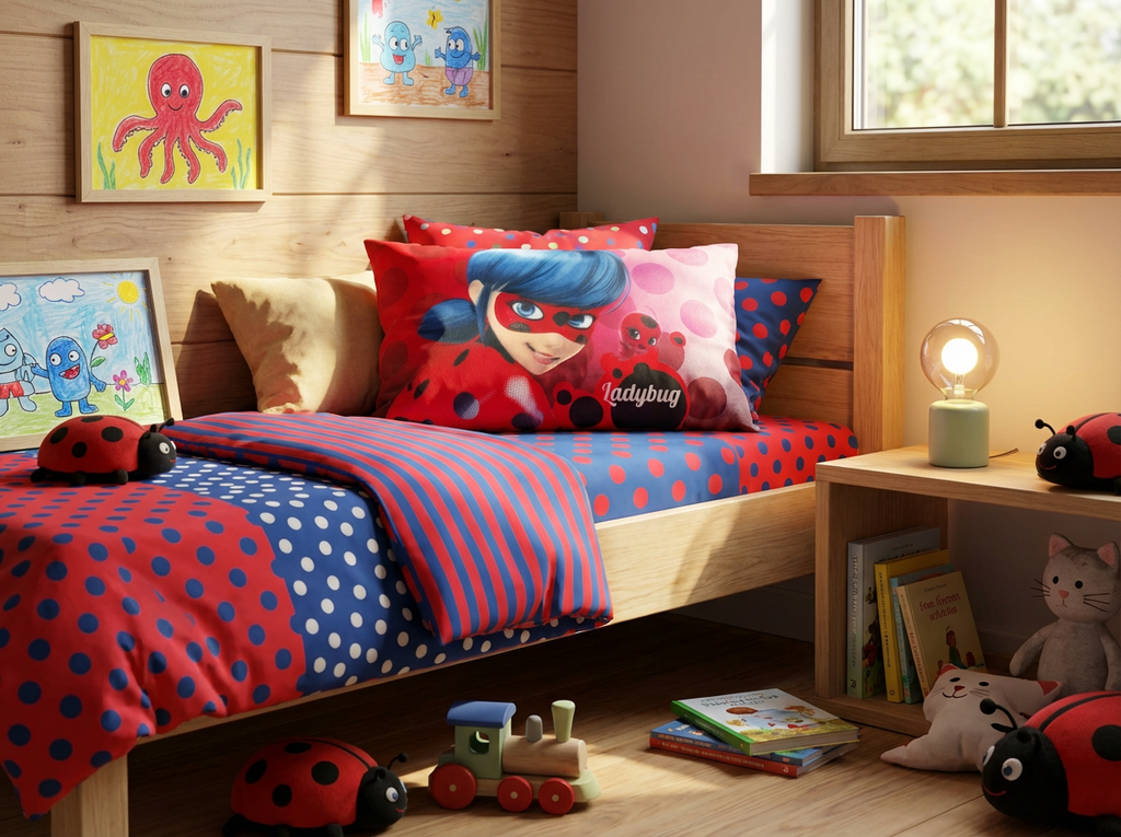 Lady Bug cushion cover