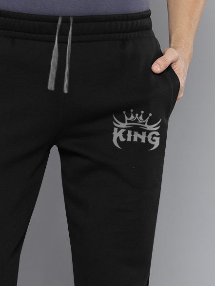 NXT Fleece Jogger Sweatpant For Men-Black-BR14533