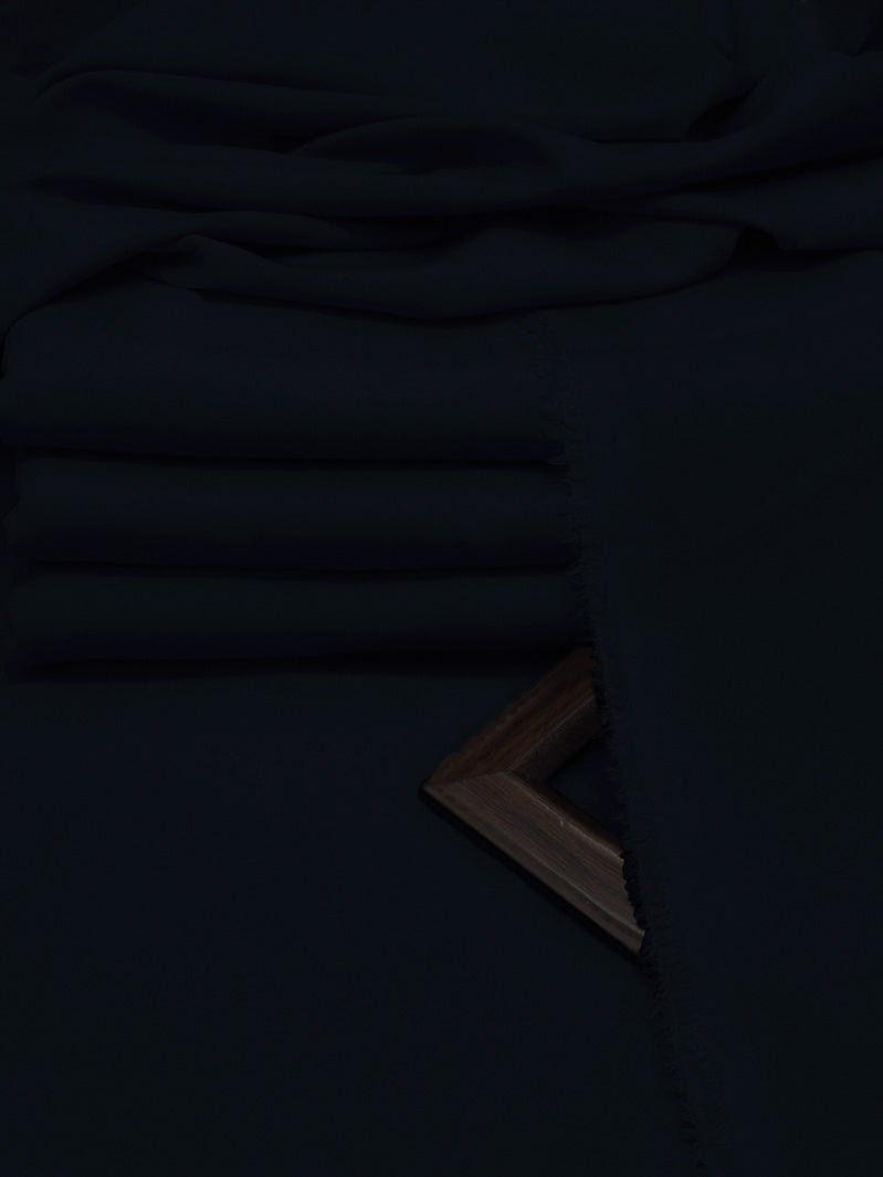 S.B Brand Premium Wash & Wear Unstitched Suit For Men- Navy