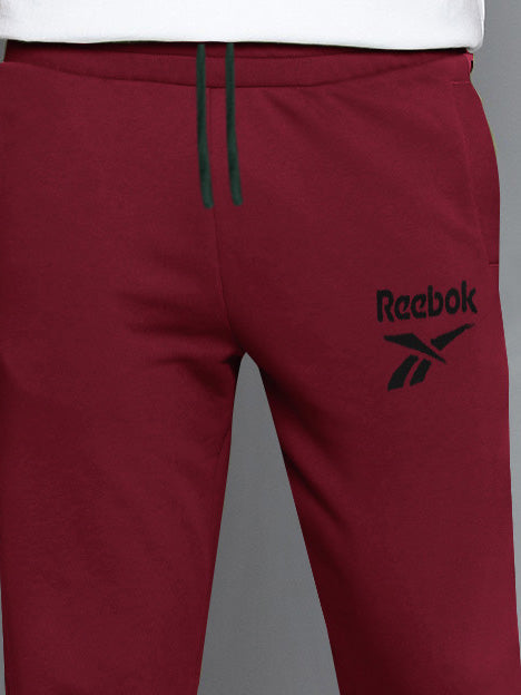 RBK Fleece Jogger Sweatpant For Men-Dark Red-BR14604