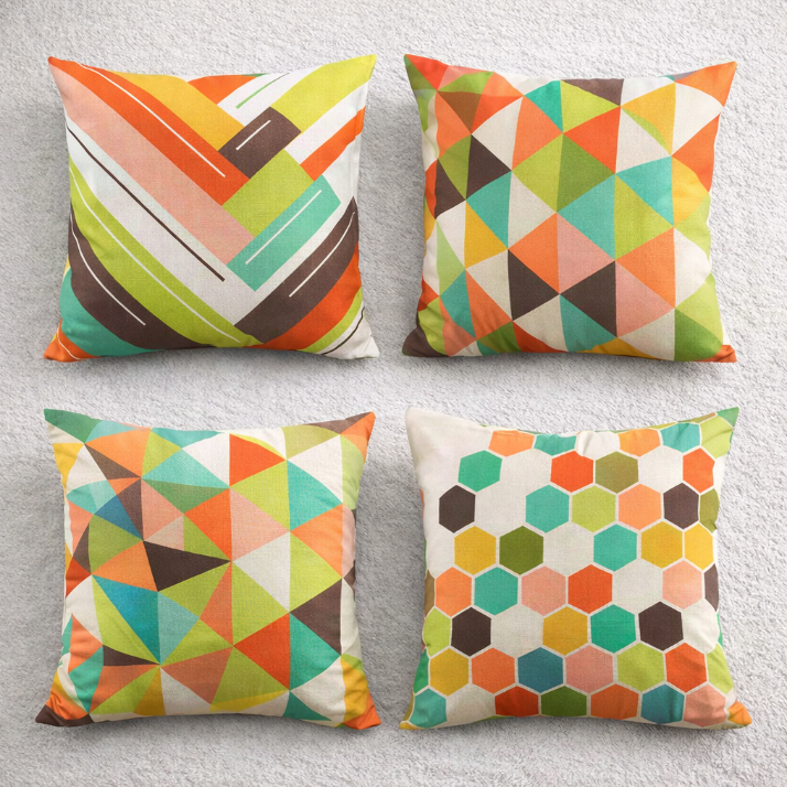 Sunshine Decorative Cushion Covers Pack of 4