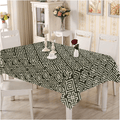 Green Geometric Table Covers