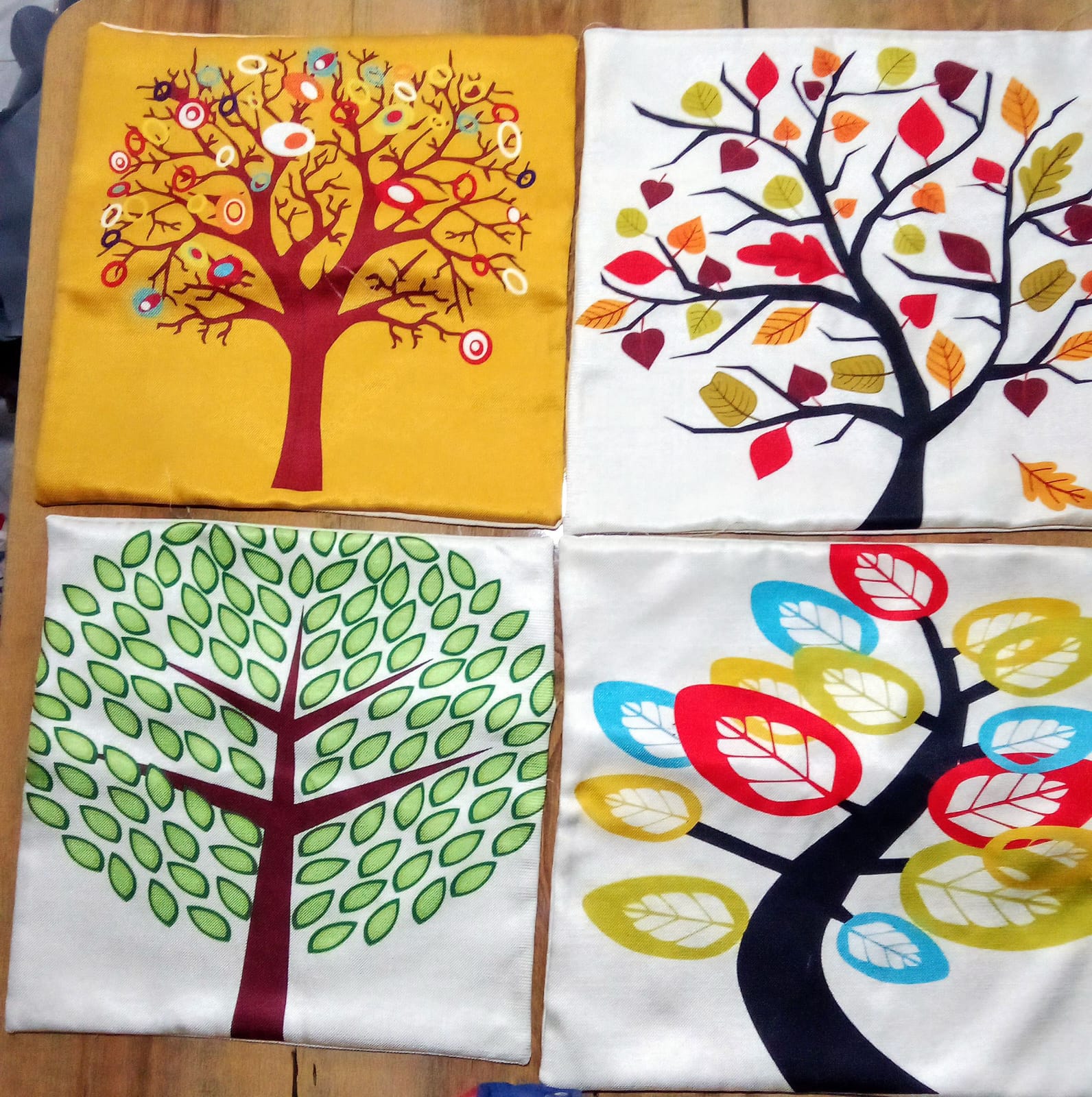 Multi-Color Floral Cushion Covers Pack of 7