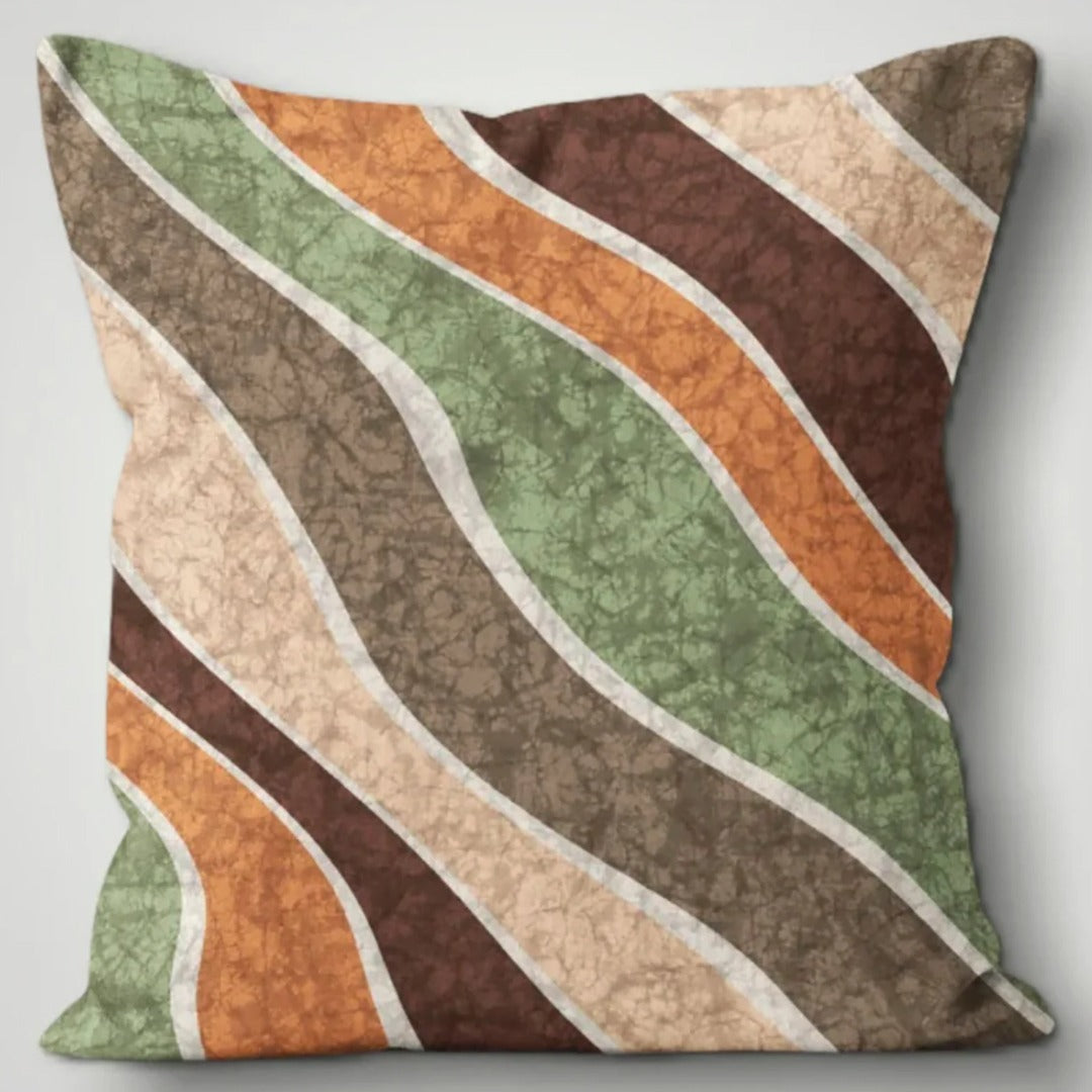 Green Boho Cushion Cover Pack of 4