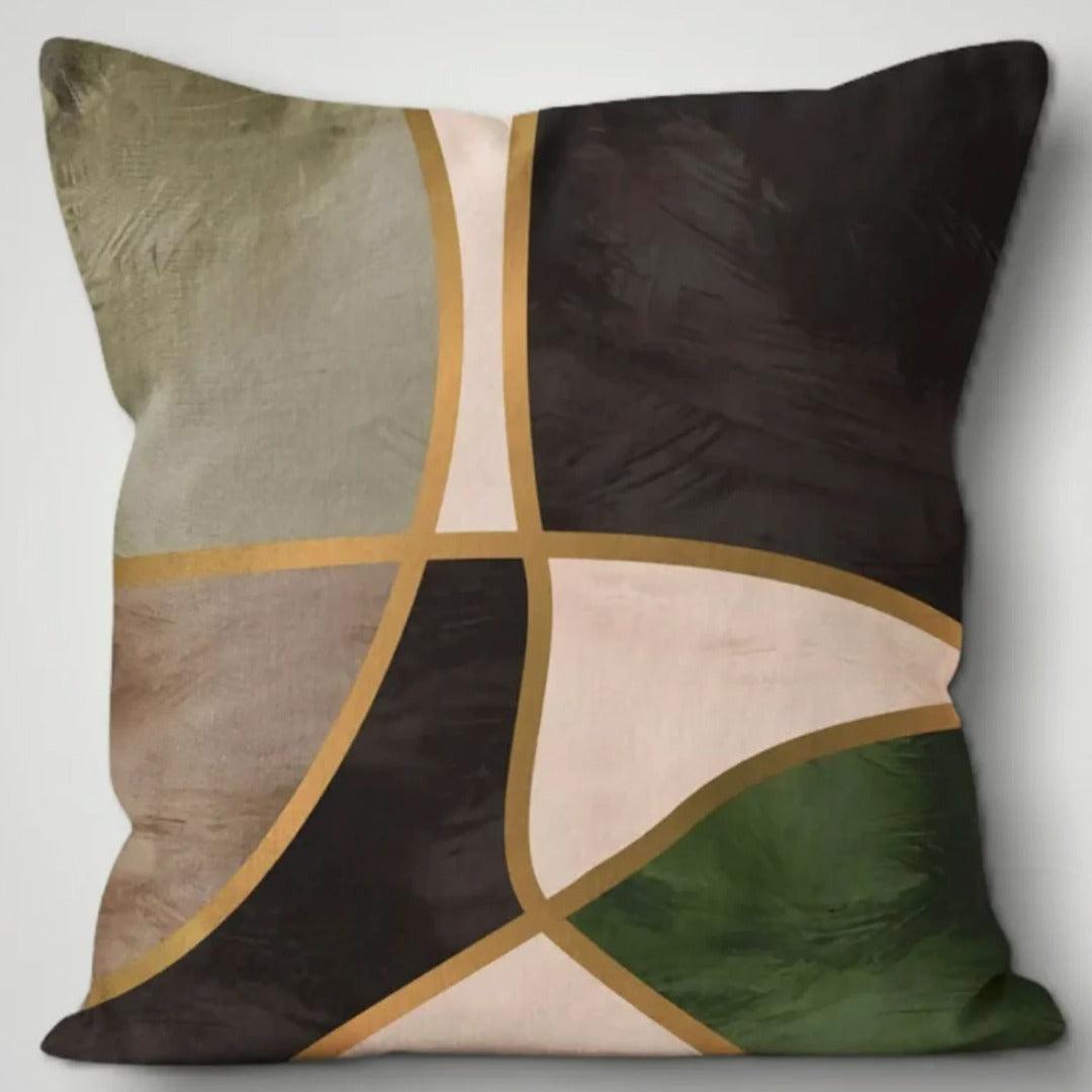 Green Boho Cushion Cover Pack of 4