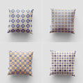 Arabesque Pattern Cushion Case Pack Of 4