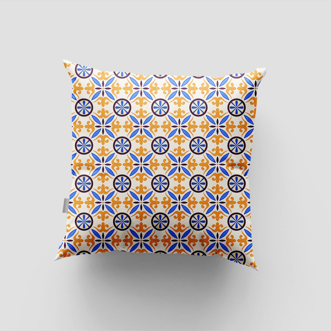 Arabesque Pattern Cushion Case Pack Of 4