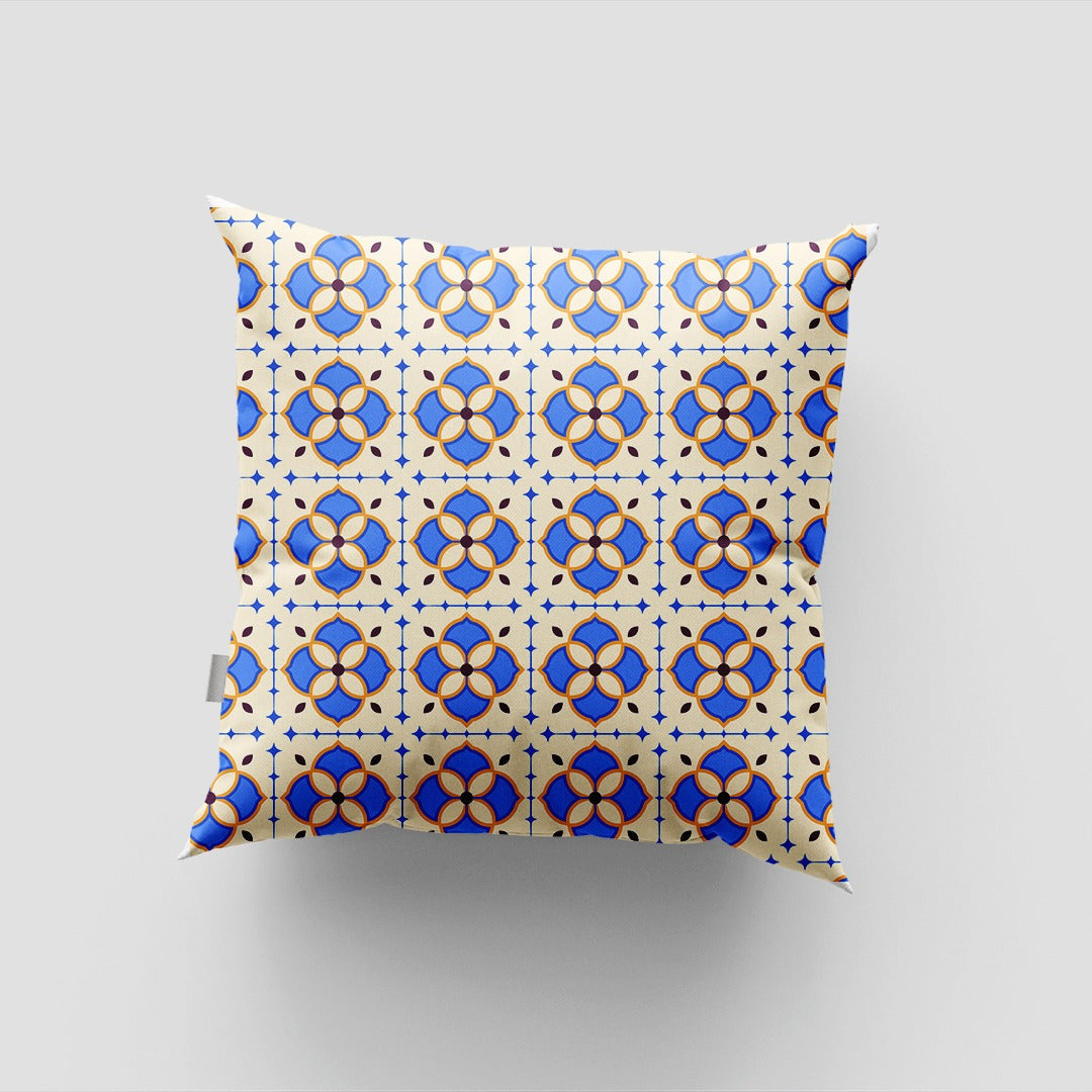 Arabesque Pattern Cushion Case Pack Of 4