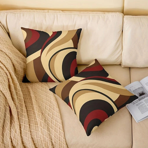 Abstract Spiral Cushion Case Pack Of 4