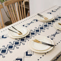 Geometric Print Table Cover