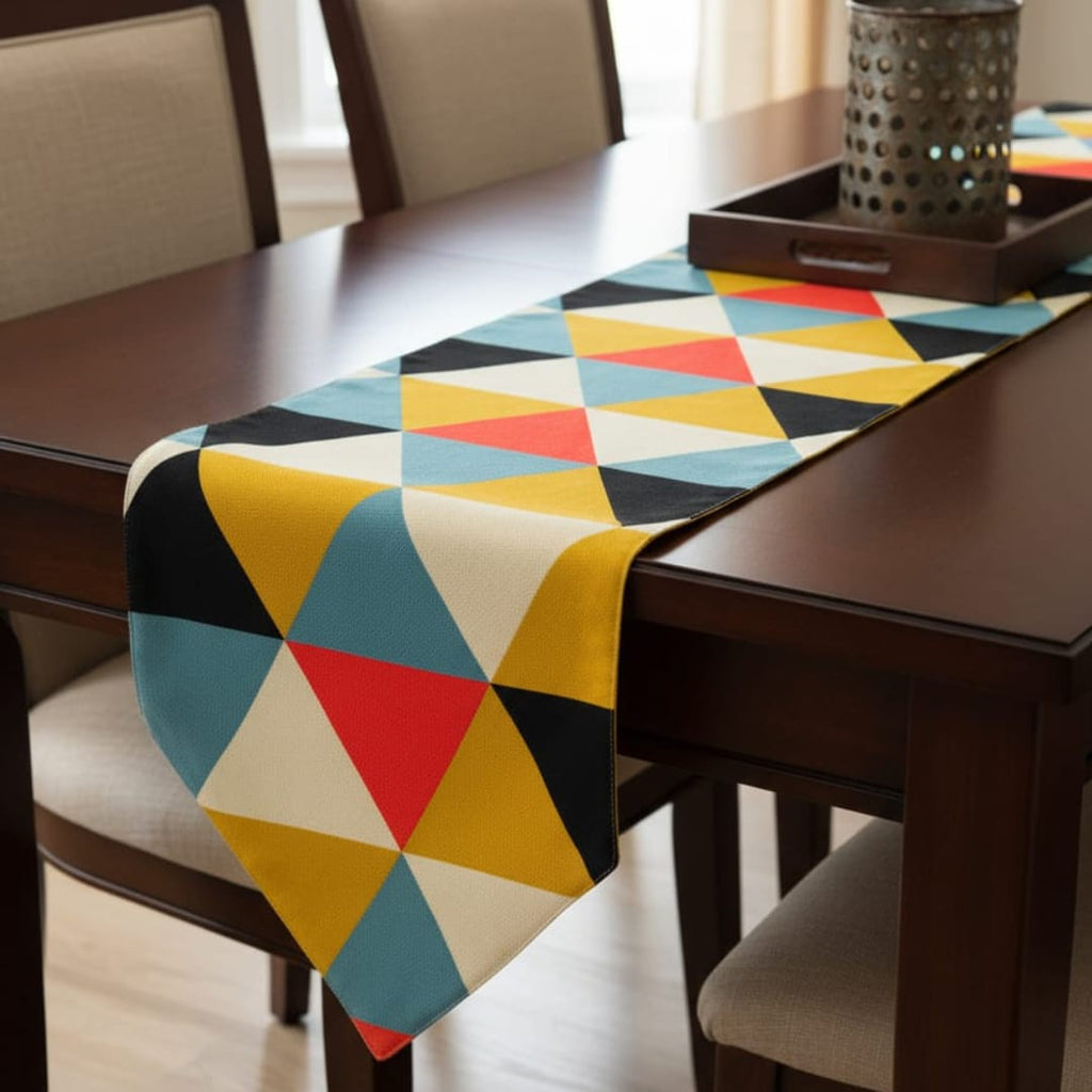 Modern Linen Cloth Table Runner Printed