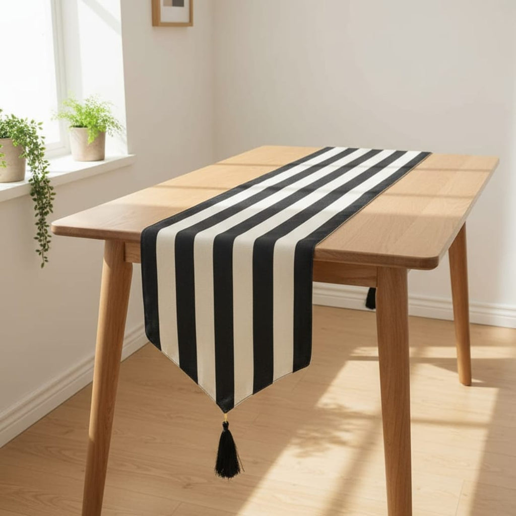 Modern Linen Cloth Table Runner Printed