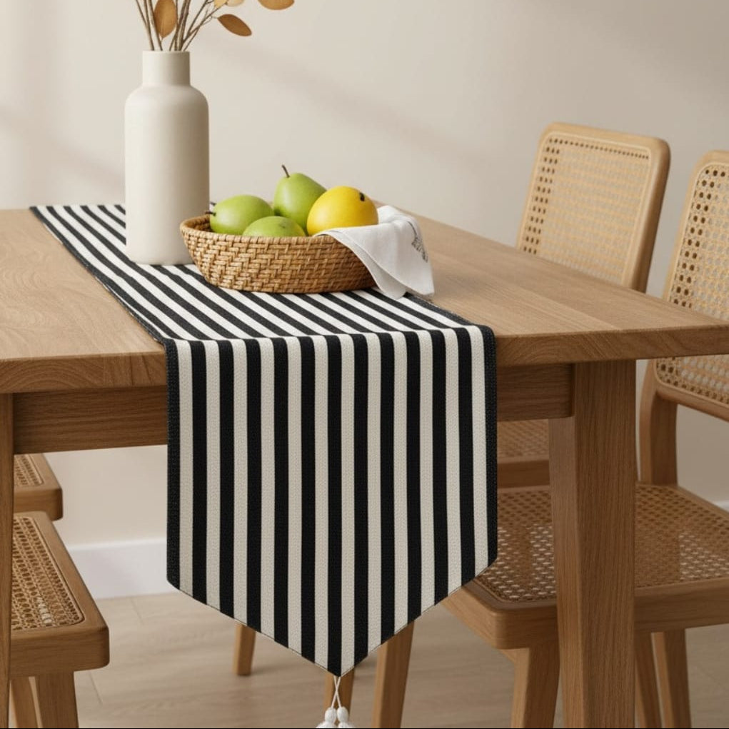Modern Linen Cloth Table Runner Printed