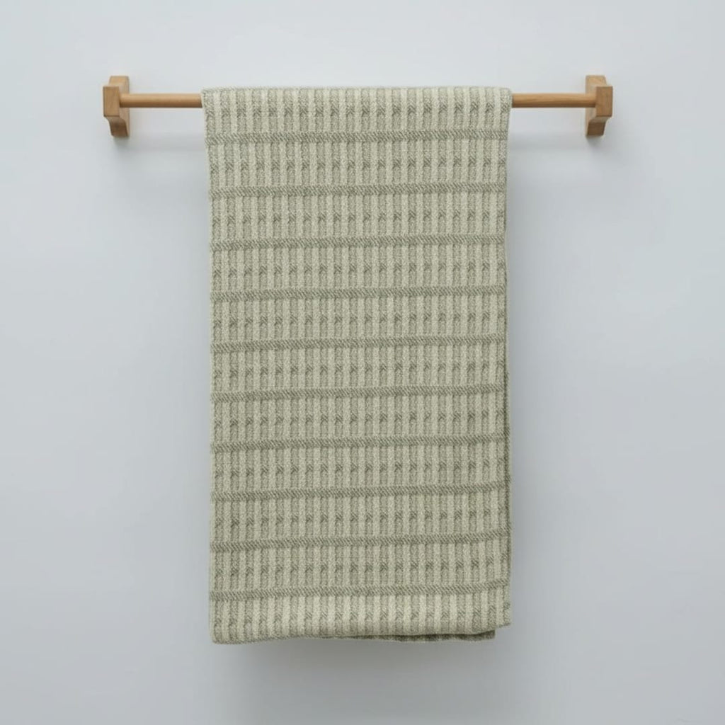 Winter Organic Cotton Waffle Baby Blanket Yarn Dyed