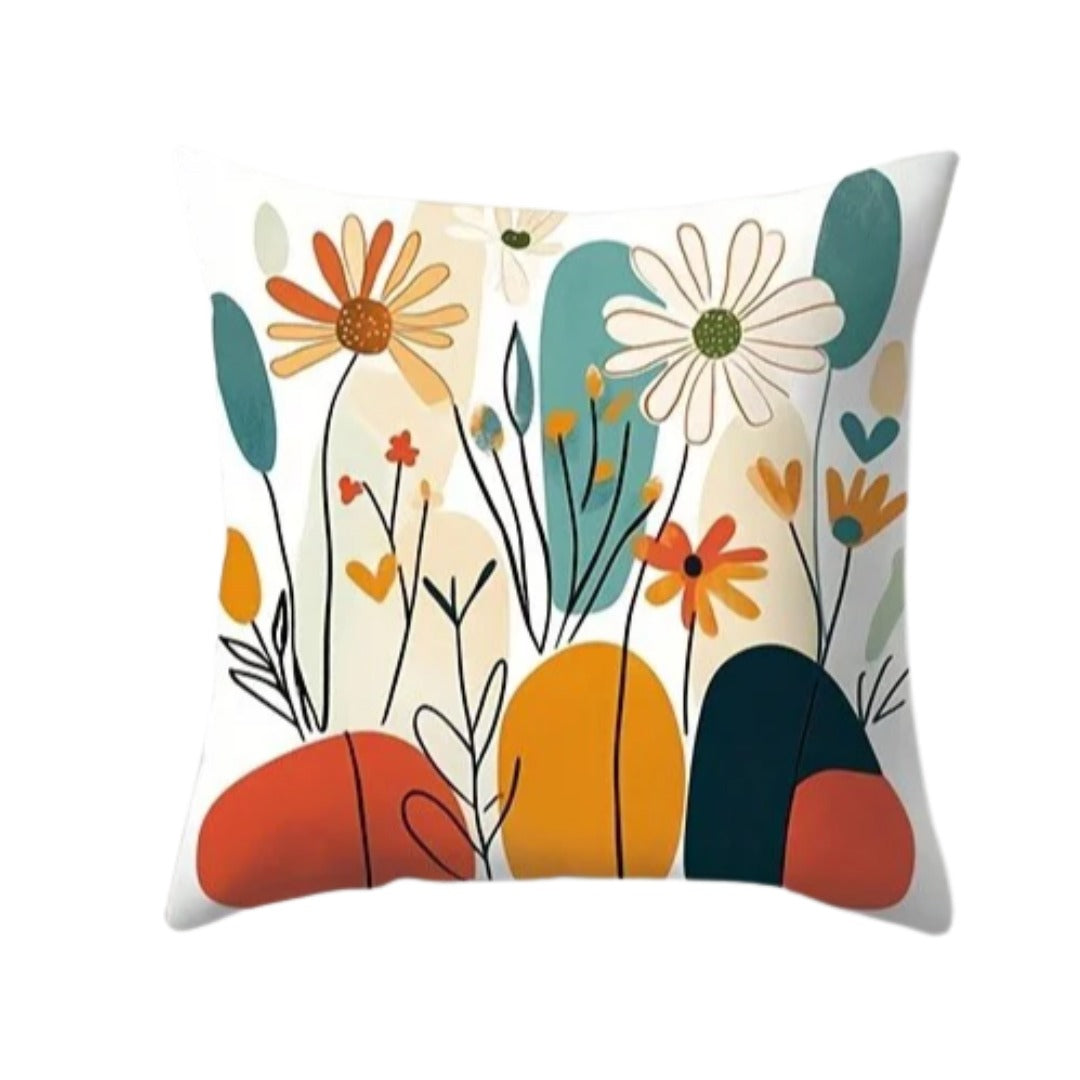 Colorful Floral Cushion Cover Set Pack Of 4