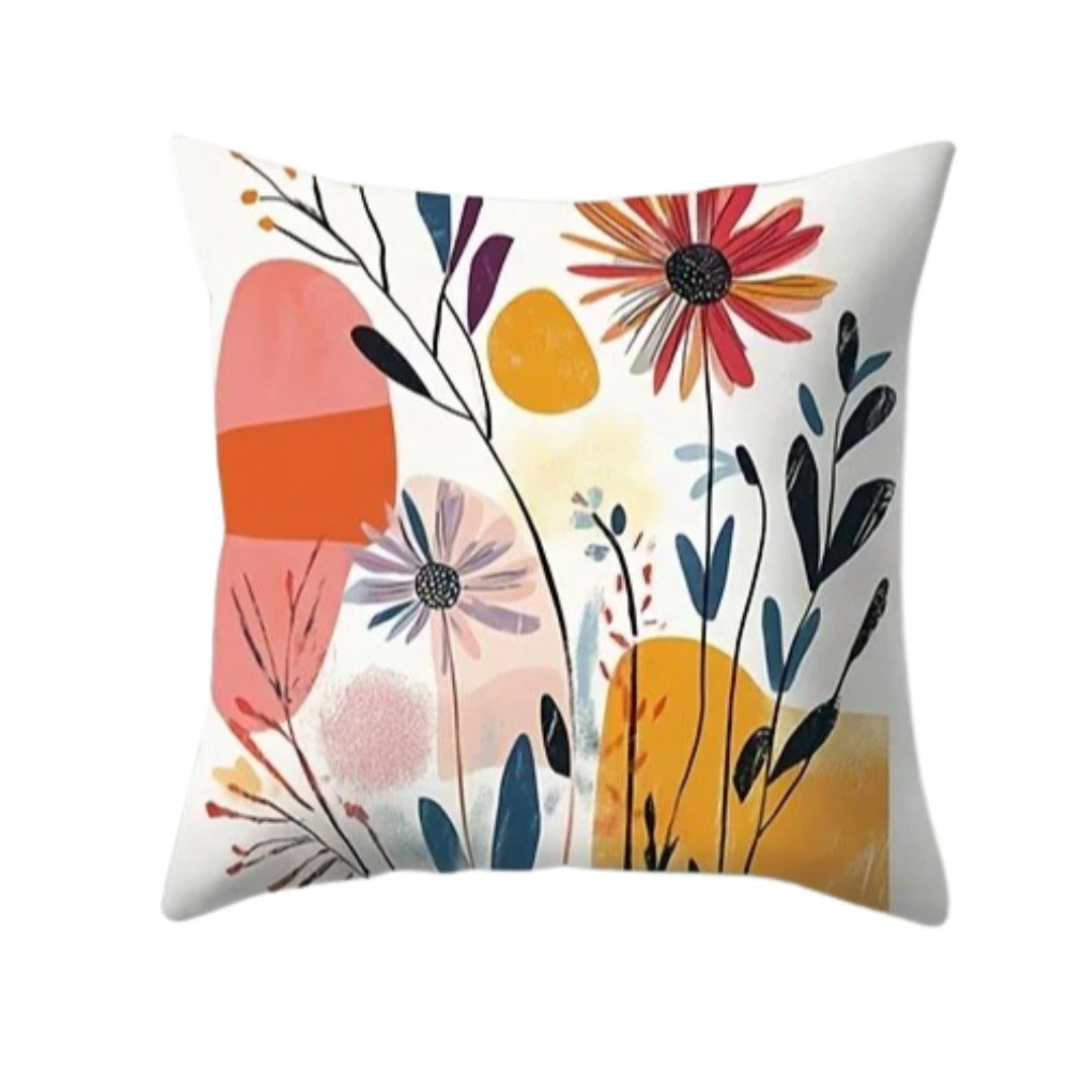 Colorful Floral Cushion Cover Set Pack Of 4