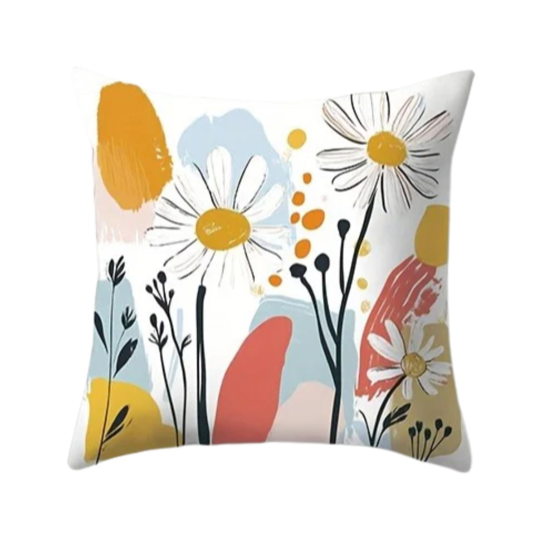 Colorful Floral Cushion Cover Set Pack Of 4