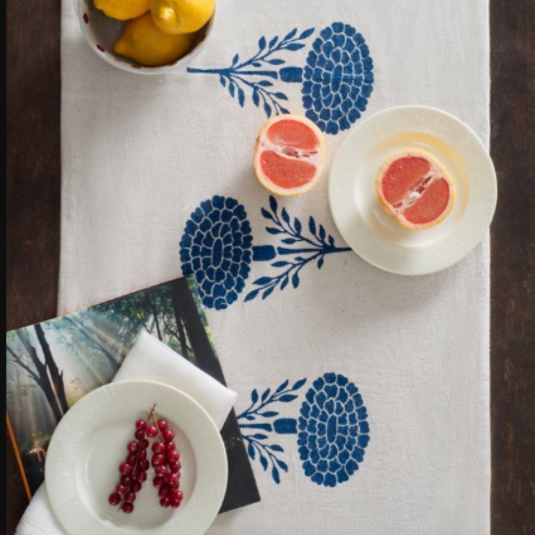 Blue Lotus Dreamscape Table Runne