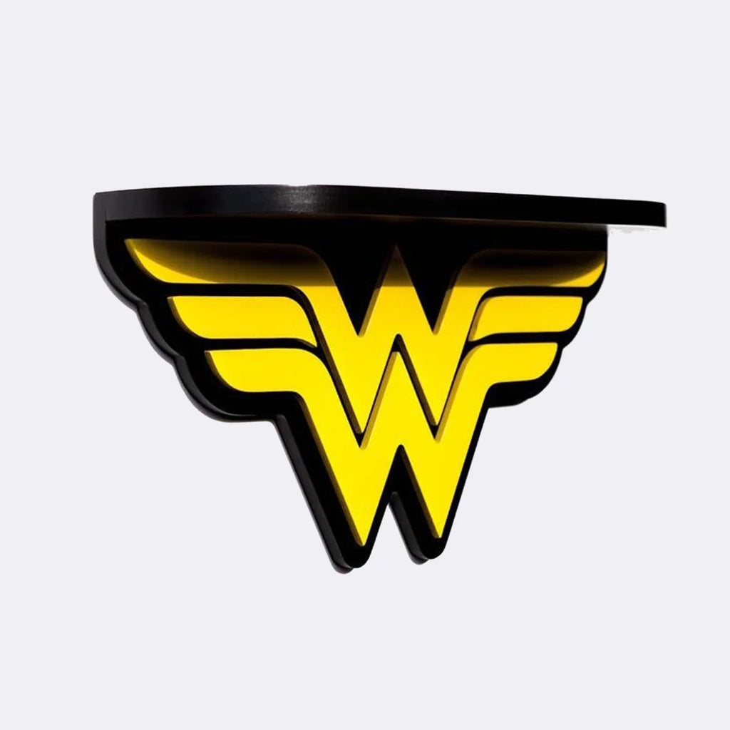 Wonder Women Kids Bedroom Floating Organzier Shelve Decor