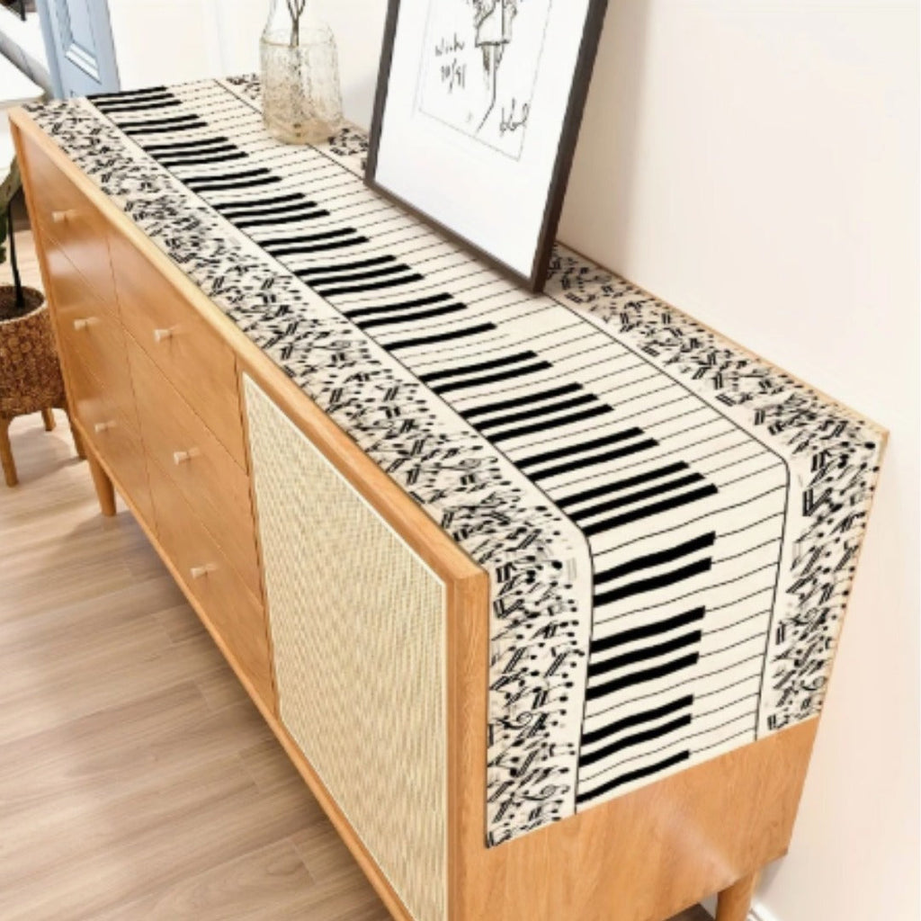 Musical Note Table Runner
