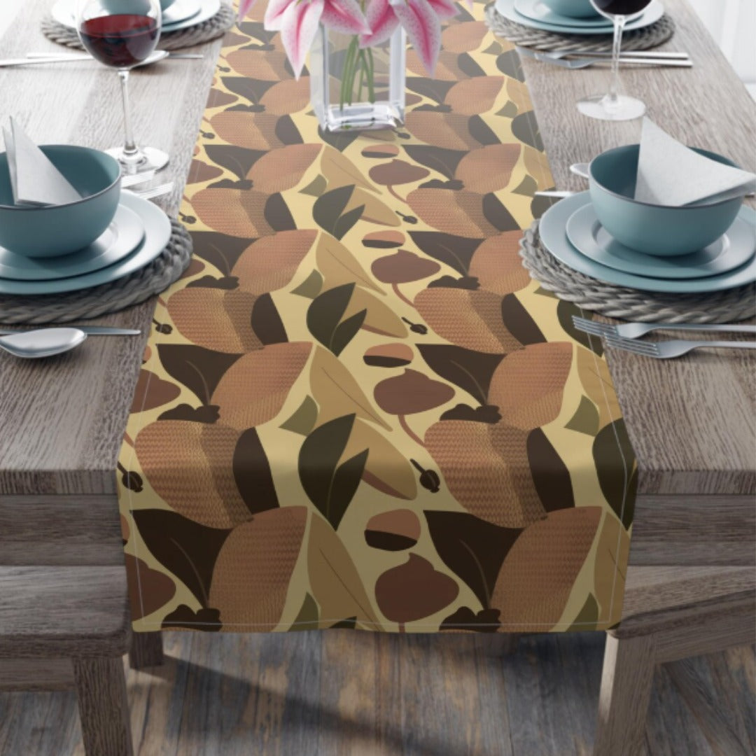 Mid-Century Modern Fall Table Runner