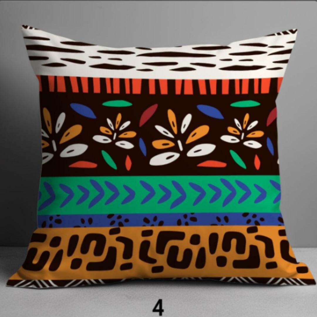 Modern Tribal Lines Cushion Cover pack of 4