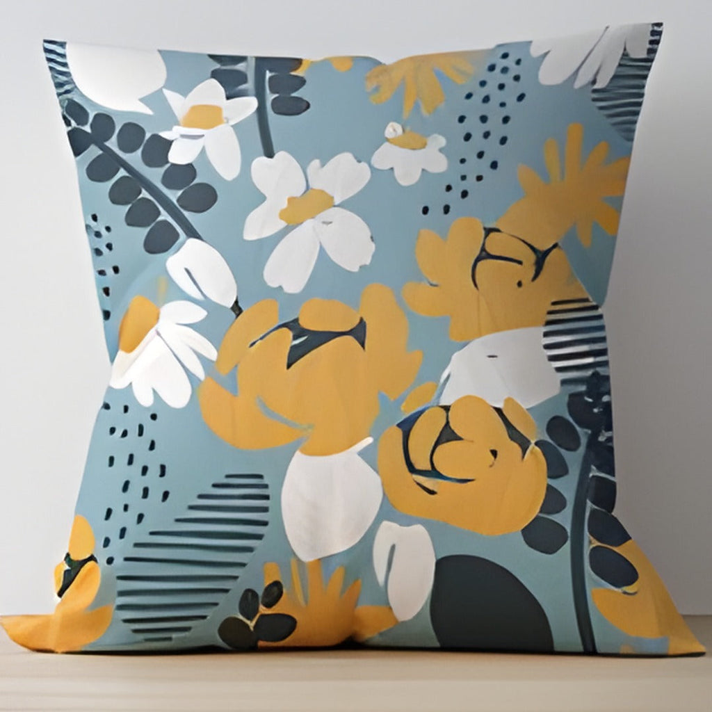 Flower Print Cushion Covers pack of 4