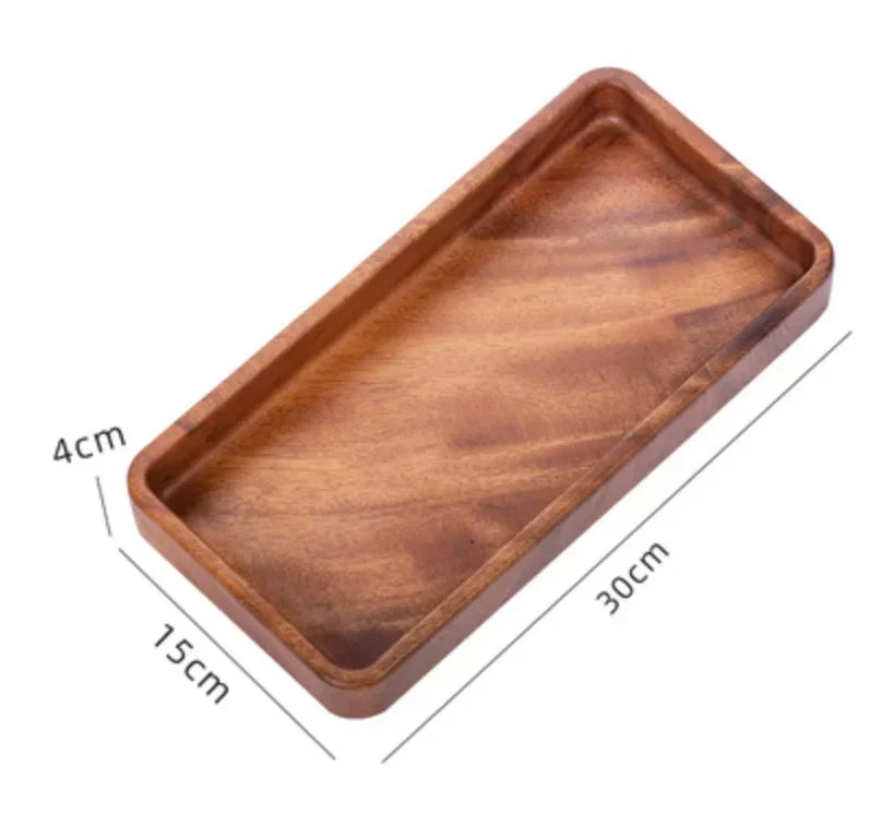 Walnut Wood Platters Tray Tableware