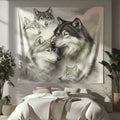 Wolf Family Portrait Tapestry