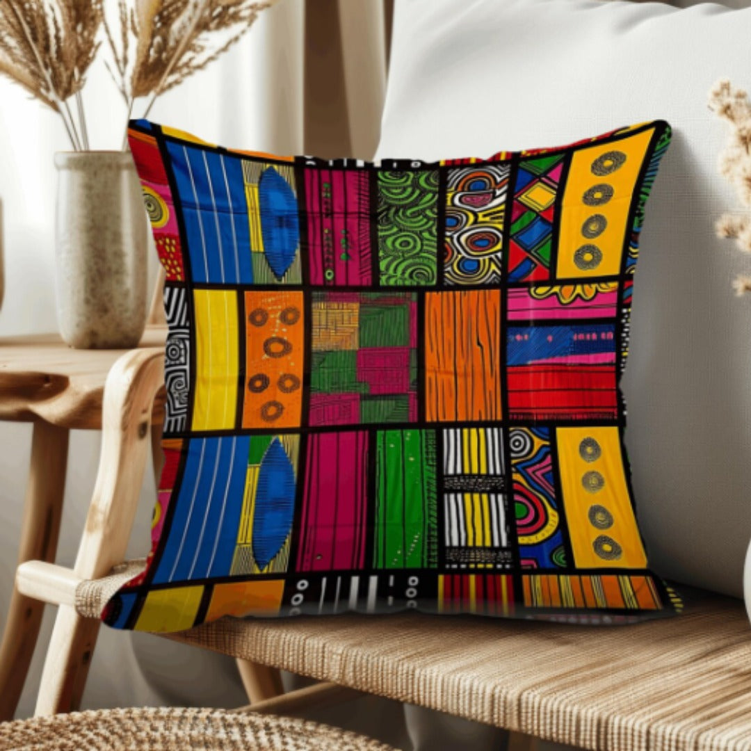 Tribal Palette Cushion Cover Pack Of 4