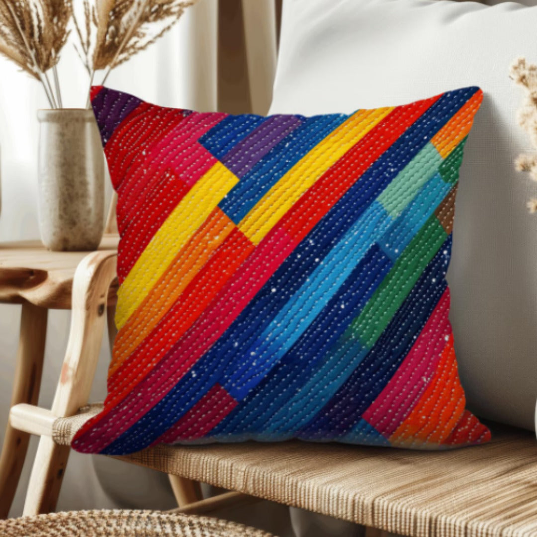 Tribal Palette Cushion Cover Pack Of 4