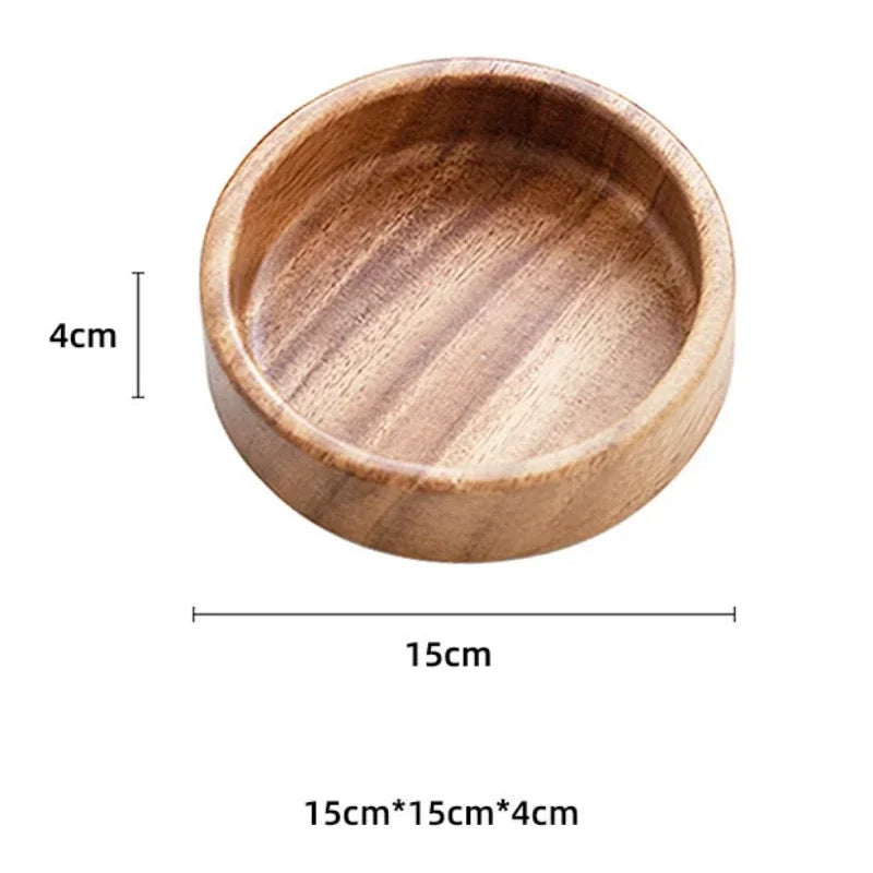 Walnut Wood Platters Tray Tableware