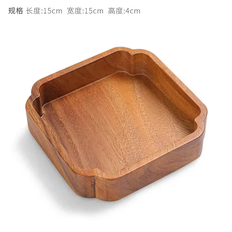 Walnut Wood Platters Tray Tableware